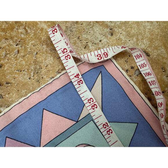 Vintage Emilio Pucci silk scarf - Picture 2 of 3